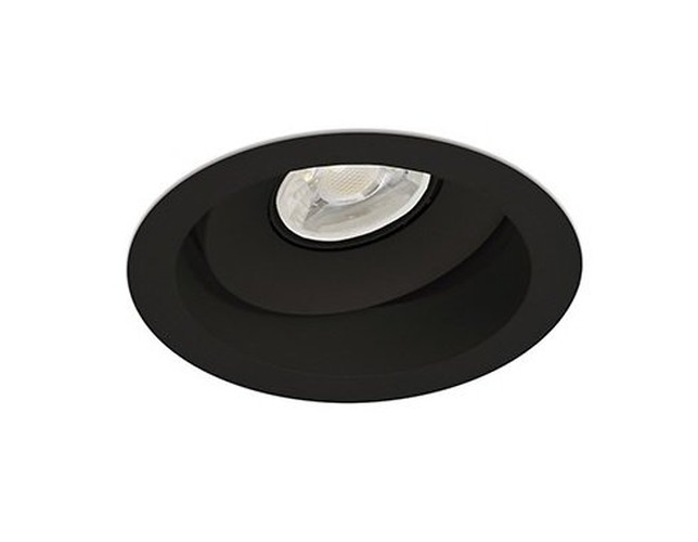 Kruhová - KHL K50111.01.RF.BK-BK.GU 501111RBBG   Zápustné svítidlo VENUS černé max.50W Ø92mm kulaté - KOHL-Lighting (starý kód: KHL K50111.BK.GU) - foto 1