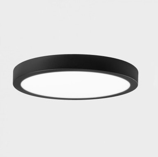 Kruhová - KHL K51700.02.SR.BK-BK.OP.ST.8.40 Stropní svítidlo DISC SLIM Ø145mm černé 12W 4000K - Kohl Lighting - foto 1