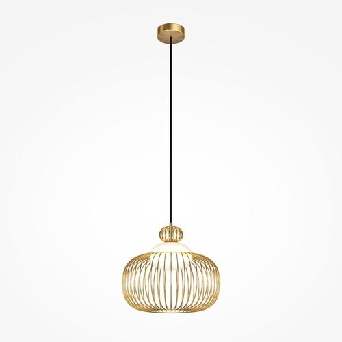 Koule - M MOD376PL-01G Závěsné svítidlo Levitation G9 40W mosaz kov - MAYTONI - foto 1