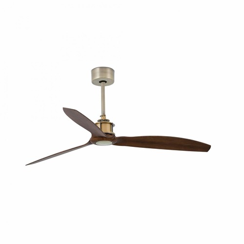 Ventilátory - FARO 33398 JUST FAN M, starozlatá/dřevo, stropní ventilátor s DC motorem - FARO - foto 1