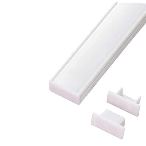 Difuzory a koncovky - Koncovka profilu N8W bílá - foto 1