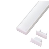 Difuzory a koncovky - Koncovka profilu N8W bílá