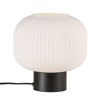 Stolní lampy dekorační - NOR 48965001 Stolní lampa Milford 4W E27 černá opál - NORDLUX