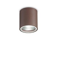 Přisazená - ILUX 163666 Venkovní stropní svítidlo Ideal Lux Gun PL1 coffee 163666 hnědé IP44 - IDEALLUX