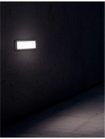 Nástěnná - NV 812103 Venkovní nástěnné svítidlo PULSAR tmavě šedý ABS akrylový bílý difuzor LED 6W 3000K nebo 4000K 220-220V 67st. IP54 - NOVA LUCE
