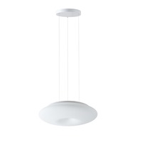 Kruhová - OS SAT73055 SATURN LE2 závěsné skleněné svítidlo bílá IP20 3000 K 31W LED - OSMONT