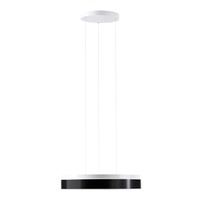 Kruhová - OS DEL69904 DELIA LEC3 závěsné plastové svítidlo bílá / černá IP40 4000 K 32W LED - OSMONT