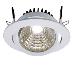 Kruhová - IMPR 565068 Kapego COB Downlight výklopný 12W 4000K bílá 350mA - LIGHT IMPRESSIONS