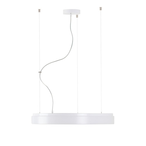 Kruhová - OS DEL66857 DELIA L4 závěsné plastové svítidlo bílá IP40 4000 K 65W LED - OSMONT - foto 1