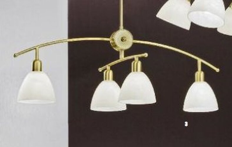 Vícečetná - OR LU 1696/2+2 SATIN Závěsné svítidlo 4x60W E14 satin, teleskop, výška 106cm - ORION - foto 1