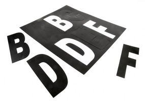 Příslušenství - IMPR 930808 Deko-Light příslušenství - sada písmen A-F pro Casa - LIGHT IMPRESSIONS