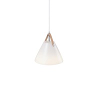 Kónická - NOR 84313001 Závěsné svítidlo Strap 27 1x40W E27 bílá opál - NORDLUX