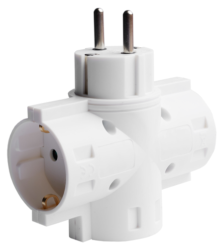 Zásuvky a adaptéry - 3-cestný adaptér - foto 1