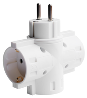Zásuvky a adaptéry - 3-cestný adaptér