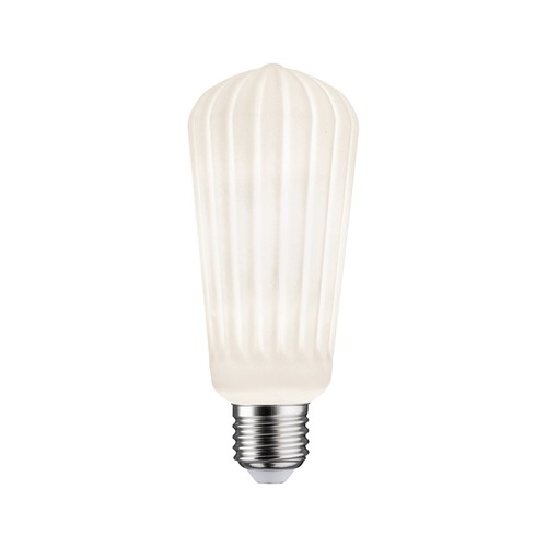 E27 - P 29080 White Lampion Filament 230V LED žárovka ST64 E27 4,3W 3000K stmívatelné bílá - PAULMANN - foto 1