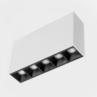 Bodová - KHL K51300.01.SR.WH-BK.15.ST.9.27 NSES stropní svítidlo 137x35 mm bílá-černá 10 W CRI 90 2700K Non-Dimm - KOHL-Lighting