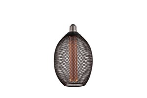 E27 - LED žárovka E27 2.5W ČERNÁ - ZLATÉ SKLO