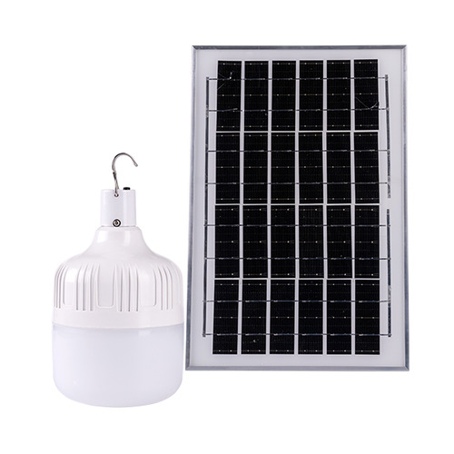 Solární produkty - LED solární žárovka se solárním panelem 6V 2.3W - foto 1