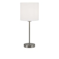 Stolní lampy dekorační - BRILO 7002-016 Stolní lampa, max. 25 W, 38,5 cm, bílé - BRILO