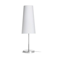 Stolní lampy dekorační - RED R14050 NYC/CONNY 15/30 stolní Polycotton bílá/nikl 230V E27 7W - RED - DESIGN RENDL