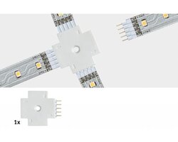Příslušenství pro LED pásky - P 70617 MaxLED X-spojka bílá - PAULMANN