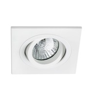 Hranatá - FARO 43396 RADÓN SQ zapuštěné stropní svítidlo, bílá - FARO