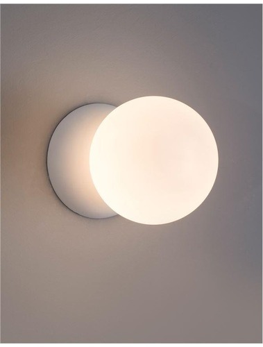 Dekorativní - NV 9577013 Nástěnné svítidlo ZERO bílá sádra a opálové sklo G9 1x5W IP20 220-240V bez žárovky - NOVA LUCE - foto 1