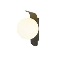Dekorativní - LA 1008124 SUN nástěnné svítidlo, kulaté, 1x max. 40W, LED žárovka, G9, PHASE, černé - BIG WHITE (SLV)