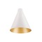 Stínidla, kryty, clony - LA 1007531 LALU® CONE 15 stínidlo svítidla, mix &amp; match, V: 17 cm, bílá - BIG WHITE (SLV)
