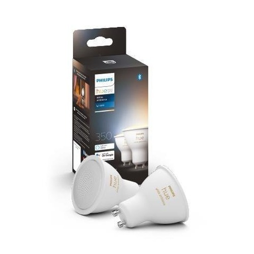 SmartHome Paul Neuhaus - PH 8719514340121 Hue Bluetooth LED White Ambiance set 2ks žárovek Philips 8719514340121 GU10 2x4,3W 2x350lm 2200-6500K bílé stmívatelné - PHILIPS (929001953310) - foto 1