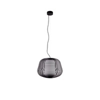 Závěsná - FARO 72104-156 AKCE - Venkovní závěsné svítidlo NARA černé 1xE27 460mm - FARO