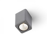 Přisazená - RED R11966 MIZZI SQ stropní antracitová 230V  LED 12W IP54 3000K - RED - DESIGN RENDL