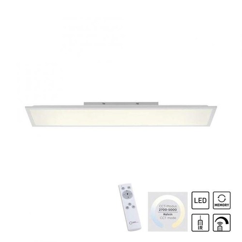 Hranatá - LD 16534-16-O FLAT LED stropní svítidlo stmívatelné bílé CCT dálkový ovladač teplá bílá stropní svítidlo 2700/4000/5000K - LEUCHTEN DIREKT / JUST LIGHT - foto 1