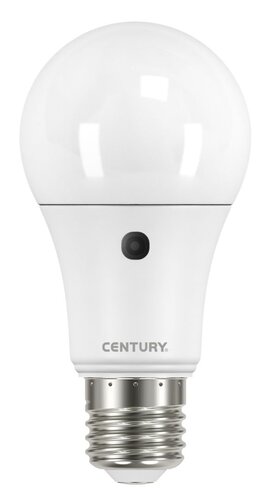 E27 - CEN G3SP-102764 LED HRUŠKA SE SENZOREM ARIA PLUS 10W E27 6400K 1100Lm 270d 60x120mm IP20 krabice - CENTURY - foto 1