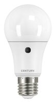 E27 - CEN G3SP-102764 LED HRUŠKA SE SENZOREM ARIA PLUS 10W E27 6400K 1100Lm 270d 60x120mm IP20 krabice - CENTURY