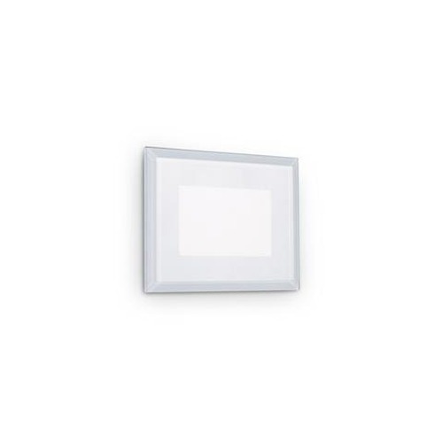 Zapuštěná - ILUX 255781 LED Venkovní nástěnné zápustné svítidlo Ideal Lux INDIO RECESSED 05W 255781 5W 585lm 3000K IP65 10,5cm bílé - IDEALLUX - foto 1