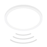 Kruhová - BRILO 7524416 Move LED stropní svítidlo IP44, přímé a nepřímé osvětlení, pohybové čidlo, kruhové 24 cm, bílé - BRILO