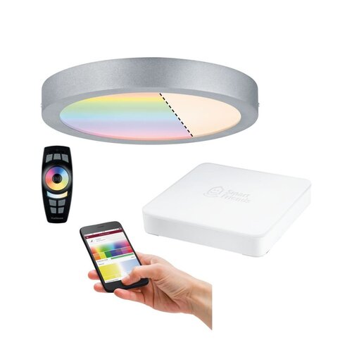 Downlight - P 5016 SmartHome startovací sada Cesena Panel 300mm RGBW včetně SmartFriends Box + FB - PAULMANN - foto 1
