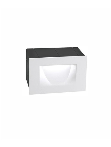 Zapuštěná - NV 726402 Venkovní zapuštěné svítidlo do zdi KRYPTON bílý hliník LED 3W 3000K 220-240V 15st. IP54 - NOVA LUCE - foto 1
