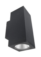 Nástěnná - IMPR 731200 Deko-Light nástěnné přisazené svítidlo - ShoreLine Pro hranaté Up+Down, 21 W, DIM, 3000/4000 K, tmavěšedá