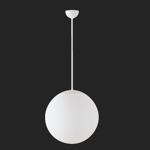 Nouzové osvětlení - OS ADR68301 ADRIA P3 závěsné skleněné svítidlo bílá IP40 3000 K 27W LED nouzové kombinované 1 h (původní kód OS 68301) - OSMONT - foto 1