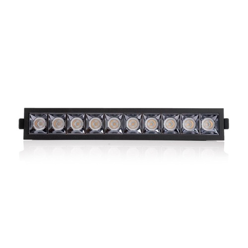 Hranatá - SLC SLC1275 Vestavné LED svítidlo PIXEL 10x 25 W 220-240 V 3000 K stmívatelné 36° Ra90 černé - TLG - foto 1