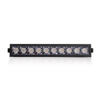 Hranatá - SLC SLC1275 Vestavné LED svítidlo PIXEL 10x 25 W 220-240 V 3000 K stmívatelné 36° Ra90 černé - TLG