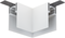 Povrchový / zavěšený systém MAG S35 - Rohová spojka profilu MAG S35, bílá, OP5249