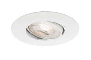 Kruhová - BRI 7146-016 Ultraploché LED vestavné svítidlo, pr. 9 cm, 4,9 W, bílé - BRILONER