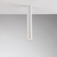 Downlight - FAN I-FLUKE-PL40 BCO Stropní svítidlo Fluke, kruhové, bílé, 1 x GU10, 5,5 x 5,5 x 40 cm - FANEUROPE