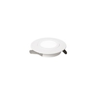 Kruhová - FAN INC-ZENIT-5W BCO Zápustné svítidlo ZENIT LED, bílé, kulaté, 3000K, IP44, 550 lm, 6 W, 120 st., 9 x 2,5 cm - FANEUROPE