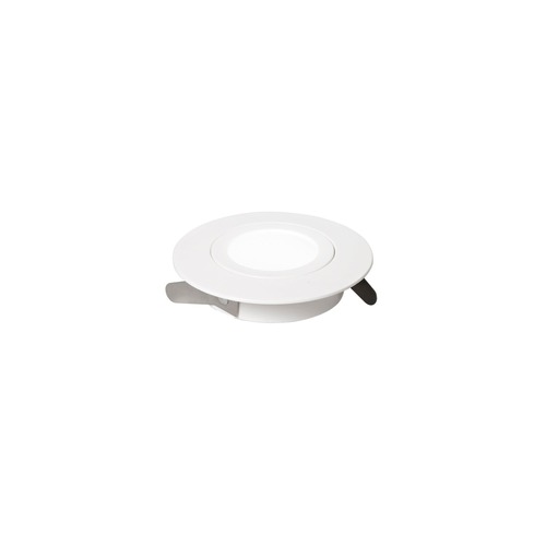 Kruhová - FAN INC-ZENIT-5W BCO Zápustné svítidlo ZENIT LED, bílé, kulaté, 3000K, IP44, 550 lm, 6 W, 120 st., 9 x 2,5 cm - FANEUROPE - foto 1
