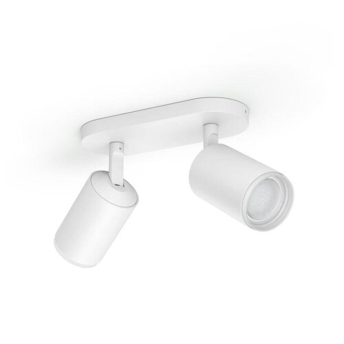 SmartHome Paul Neuhaus - PH 50632/31/P7 Hue Fugato Bluetooth SVÍTIDLO BODOVÉ 2xGU10 5,7W 350lm 2000-6500K, bílá - PHILIPS HUE (915005761301) - foto 1