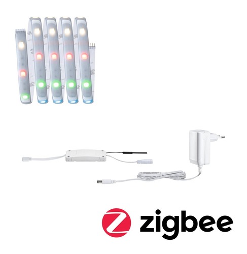 Dekorační - P 78865 MaxLED 250 LED Strip Smart Home Zigbee RGBW s krytím základní sada 1,5m IP44 9W 30LEDs/m RGBW+ 24VA - PAULMANN - foto 1